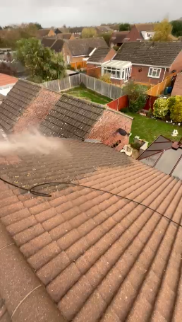 Steam clean roof